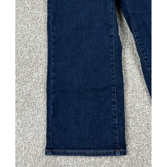 Judy Blue Jeans Womens 9/29 Blue Denim Wide Leg High Rise Crop Stretch *28x23.5 - Picture 3 of 12